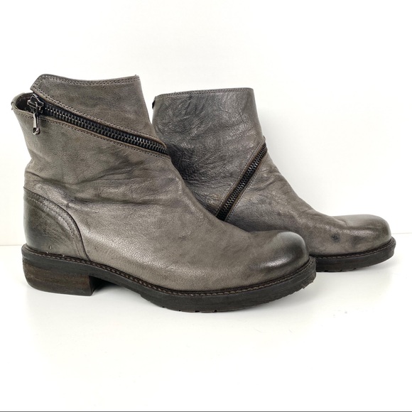 Diva Shoes Teresa DS-221 Leather Ankle Boots - Picture 2 of 9